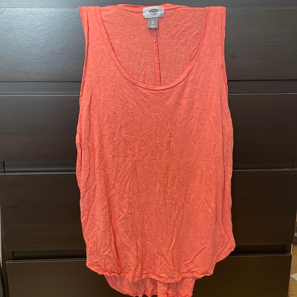 Old Navy Red Swing Tank/ XL